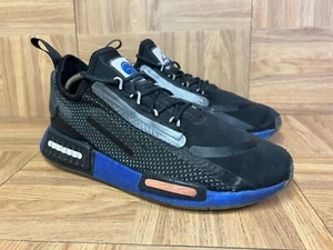 Worn🔥 Adidas RARE NASA x NMD_R1 Spectoo Core Black FX6819 Men's Size 9 Shoes - Picture 1 of 14