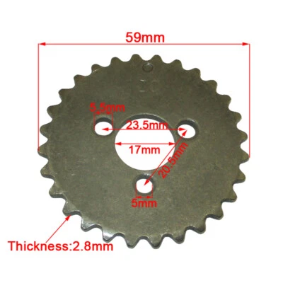 28T Timing Chain Cam Sprocket For Lifan Zongshen YX 50 70 90cc 4 Stroke Engine - Image 1 of 4