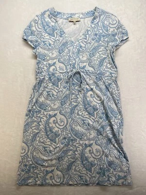 Jones New York Dress Size Women M Stretch Floral Short Sleeve paisley - Image 1 of 4