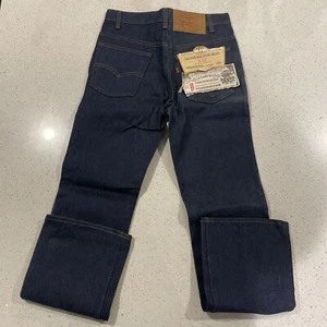 Vintage Levis 505 0217 Vintage Red Tag Men 30x31 Blue Denim Jeans NWT - Picture 1 of 7