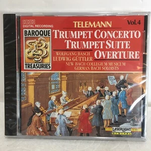 Telemann: Trumpet Concerto; Trumpet Suite; Overture (CD, Aug-1990, Laserlight) - Foto 1 di 2