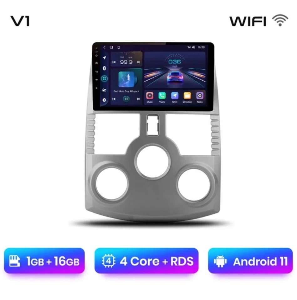 RADIO 9" PER DAIHATSU TERIOS NAVIGATORE GPS BLUETOOTH ANDROID USB WI-FI  - Immagine 1 di 4