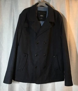 NEXT PEACOAT Jacket Mens XL - Charcoal Grey - Picture 1 of 24