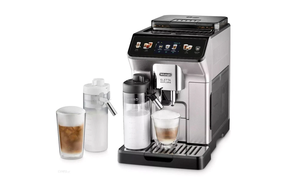 DeLonghi ECAM 450.55.S Eletta Explore 1,8 L Kaffeevollautomat - Schwarz/Silber