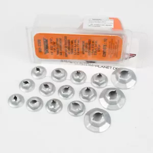Thread Cutting Nuts Blechmuttern Selbstschneidend US Car Zierleisten Embleme Set - Bild 1 von 1