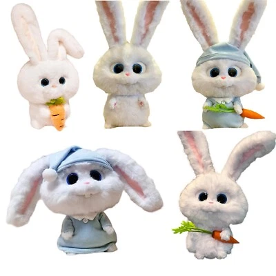 MARKENLOS The Secret Life of Pets Character Snowball Peripheral Doll Plush Toy Cute Rabbit