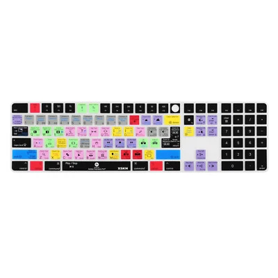 XSKN Premiere Pro Keyboard Cover for A2520 24" iMac Magic Keyboard and Numeric - Image 1 of 4