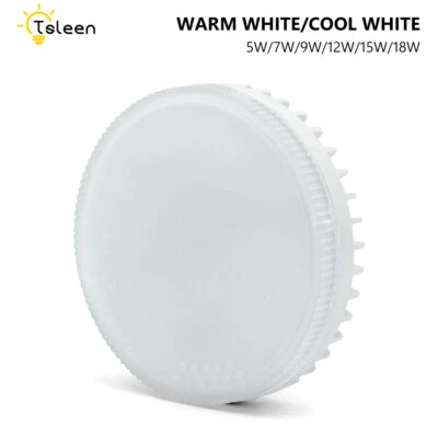 Spotlight Warm/Cool White GX53 Bulb Lamp 85-265V LED 5W/7W/9W/12W/15W/18W 4Pcs - Image 1 of 4