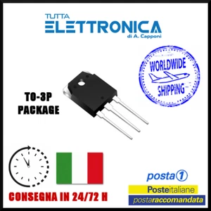 TIP3055 Transistor Silicon Si-NPN 100V 15A 90W TO-3P case new old stock NOS - Foto 1 di 1