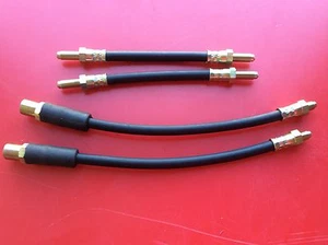 CLASSIC MINI RUBBER BRAKE FLEXI HOSE SET FRONT DISC BRAKES GBH249 KIT - Picture 1 of 1