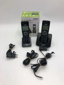 VTech ES2001 DECT Telefon Schnurlos 2 Mobilteile Anrufsperre Lautstärkeregelung - Zdjęcie 1 z 6
