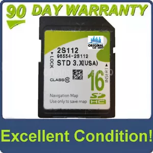 Tarjeta SD de fábrica de mapas de navegación OEM 2013-2015 STD 3,X 2S112 - Imagen 1 de 3