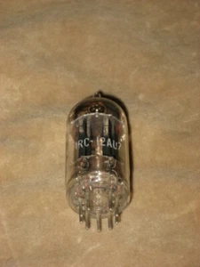 12AU7 Tube, black plate, tested, qty 1 - Picture 1 of 5