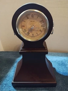 Vintage Wallace Silversmith Mantle Clock 11.5"X 7" Quartz Battery Movement Brown - Picture 1 of 10