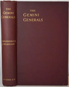 GEMINI GENERALS Wilkinson 1896 Indian Mutiny Ceylon Soldiering Big Game Hunting - Picture 1 of 6