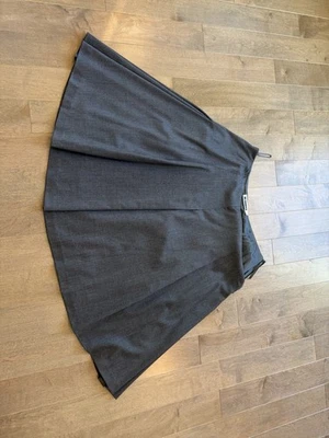 Jil Sander 100% Wool A-line Skirt Women’s Gray Lined Size 42 (US 10) - Image 1 of 3