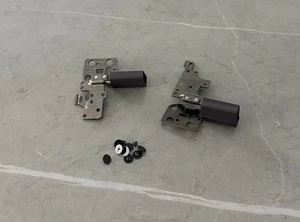 Asus Chromebook CX1 CX1500CN Genuine Hinge Left Right Set w/ Screws Black - Picture 1 of 2