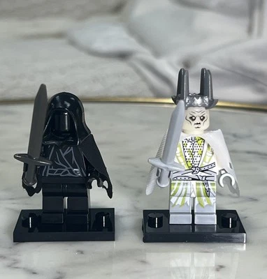 Lego Lord of the Rings Nazgul Ringwraith Custom Printed Minifigure Lot - Image 1 of 3