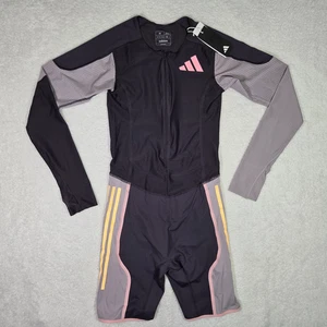 $350 Adidas Pro Elite Promo 2024 Long sleeve Speed Suit Mens Medium IN1130 M - Picture 1 of 10