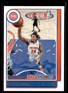 2021-22 Hoops Isaiah Stewart Detroit Pistons #195 - Picture 1 of 2