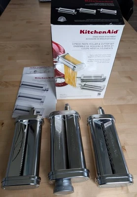KitchenAid Stand Mixer Attachment 3-Piece Pasta Roller & Cutter Set KSMPRA. - Image 1 of 3