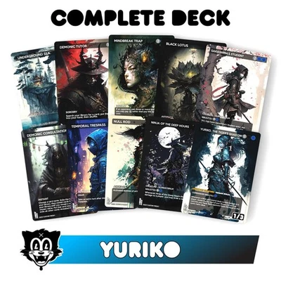 Yuriko, the Tiger's Shadow X MTG Custom Altered Art | Full 100 Card EDH Deck - Image 1 of 4