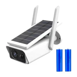 Cámara Solar 3MP Alimentada por Batería WiFi Cámaras IP Exterior 8W Vigilancia 4465 - Imagen 1 de 10