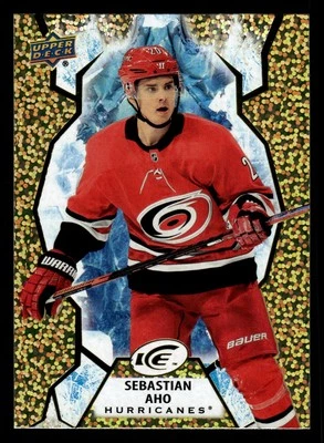 2021-22 Upper Deck Ice - Gold - #71 Sebastian Aho - Image 1 of 2