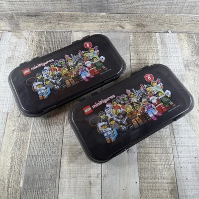 LEGO Minifigures Series 8 Latch Storage Case With Dividers  Case Only Lot of 2 - Image 1 of 4