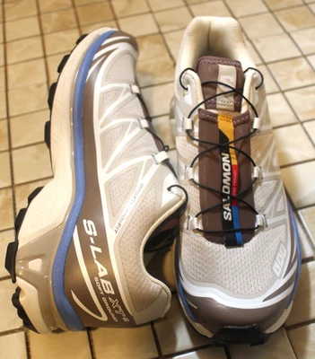 SALOMON  XTS-LAB 6 UNISEX SIZE  9 M MEN 10 M WOMEN IN SILVER/BROWN/TAUPE  477391 - Image 1 of 4
