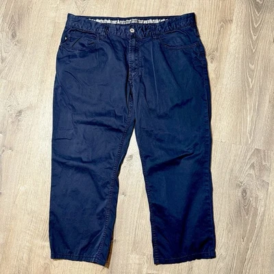 Pantalones Emporio Armani Elastizados Azul 5 Bolsillos Para Hombre Talla 38 A Medida Cortos/Cortos Foto 1 de 4