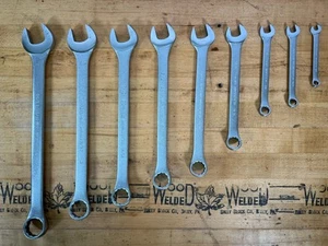 9 Piece Blackhawk Proto 1-1/16" to 5/16” SAE Combination Wrench Set - USA Made - Picture 1 of 4