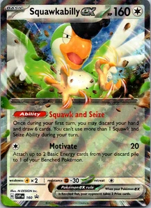 Squawkabilly ex 160 Scarlet & Violet Black Star Promos - Picture 1 of 2