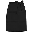 Dacron Waiter's Half-length Apron Solid Color Household Cleaning Apron
