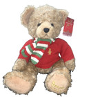 2010 Harrods Knightsbridge Archie Teddy Bear Plush Christmas Scarf Dated NWT