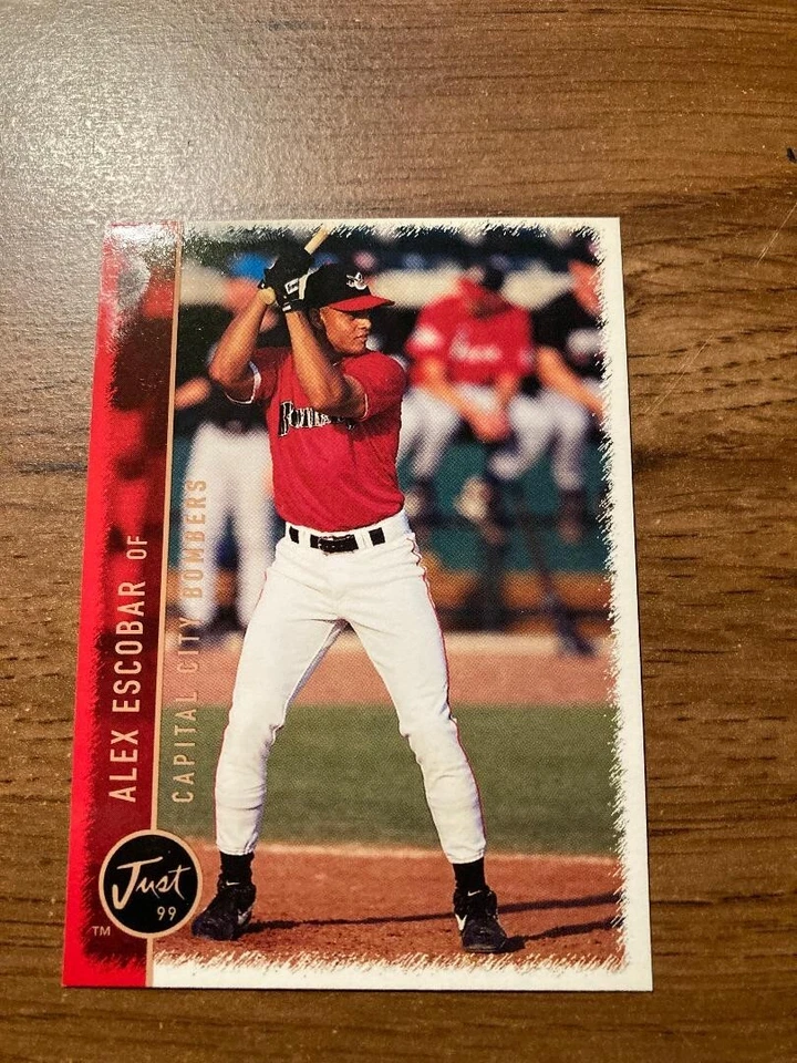 1999 Alex Escobar Just Memorabilla Baseball #19 Capital City Bombers - Image 1 of 1