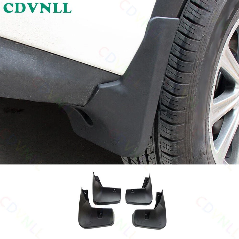 For Lexus NX200t 300h 2015-17 Black Primed Mud Flaps Fender Splash Guards Cover Foto 1 de 4