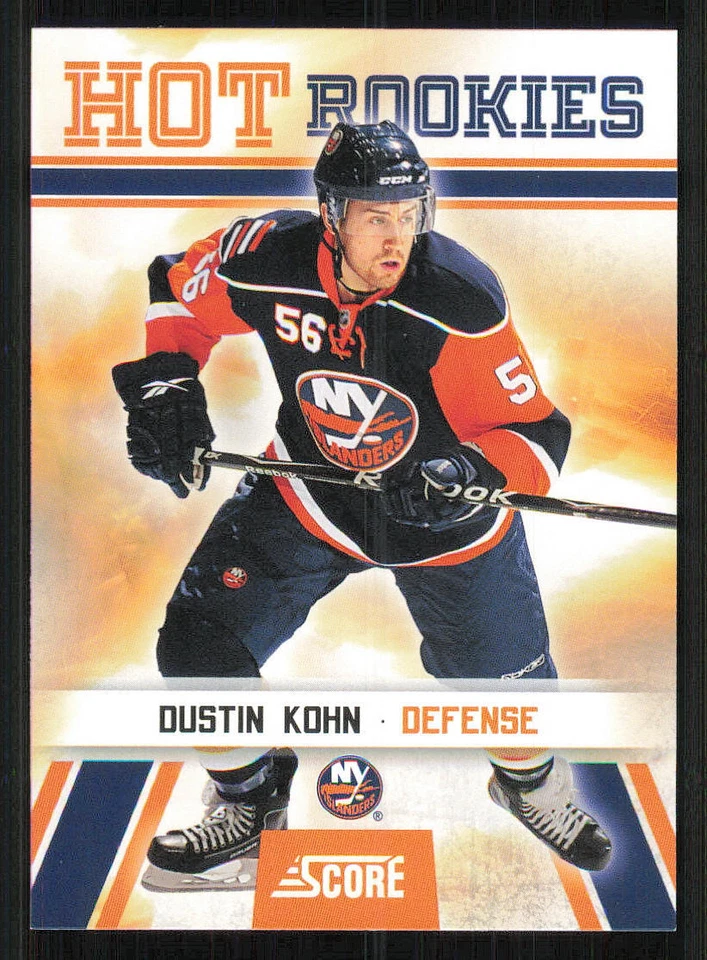 2010-11 Score #512 Dustin Kohn HR RC - Image 1 of 2
