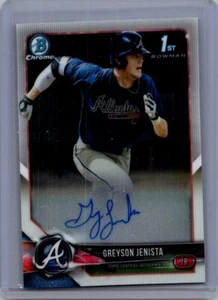 Bowman Draft 2018 #CDA-GJ Greyson Jenista cromo selección de draft autógrafos - Imagen 1 de 2