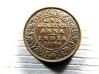 INDIA 1929 One Quarter 1/4 Anna