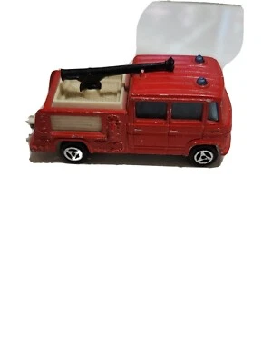 Vintage Majorette Mercedes Benz airport crash rescue fire truck France nice #258 - Image 1 of 4