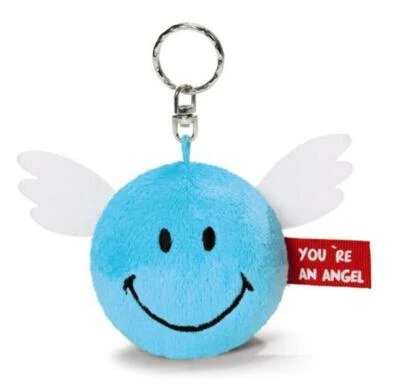 Nici 35695 Smiley blau "You are an angel" 6 cm Schlüsselanhänger Plüsch - Bild 1 von 2