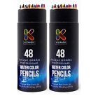 48 X 2 Vibrant Artist Colouring Pencils For Artist And Hobbyists