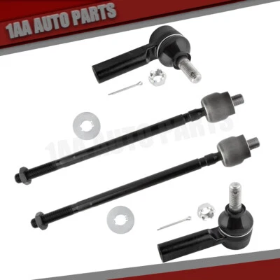 4件装动力前内外扎杆末端适用于丰田卡罗拉1985 1987 1988 — 第 1/4 张图片
