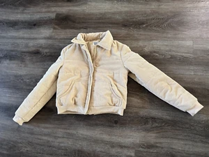 Prinzessin Polly beige hellbraun Haferflocken Polly Cord gefütterte Jacke Mantel Größe 6 - Bild 1 von 2