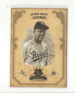 2004 Diamond Kings Sepia #167 George Brett (Legends) Royals