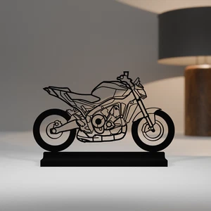 Yamaha MT 09 Modell 3D Dekoration - Geschenk für Motorradliebhaber - Imagen 1 de 3