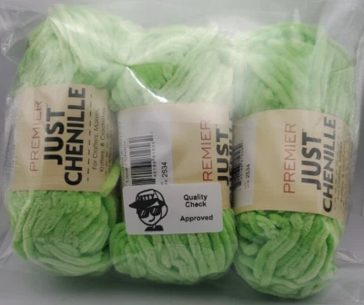 Premier Just Chenille Yarn "Lime" (3 Pack) - Image 1 of 2