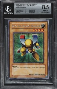 BGS 8.5 NM-MT+ -Yu-Gi-Oh! Beta the Magnet Warrior DOR-002 - Prismatic SCRT Rare - Picture 1 of 2