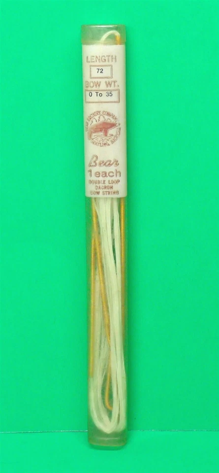 Original Bear Archery Recurve Bow Replacement String - 72" AMO - 0 to 35# - Image 1 of 1